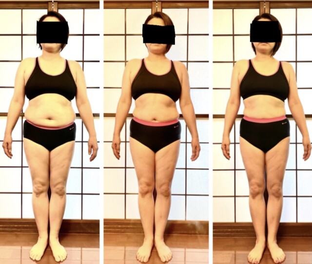 DNAダイエット　before＆after　５０代女性