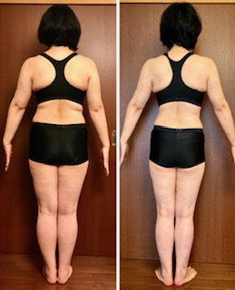 DNAダイエット　５０代女性　before&afterの写真